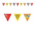 Ligne de drapeau en papier « Welkom Sint & Piet » 6m